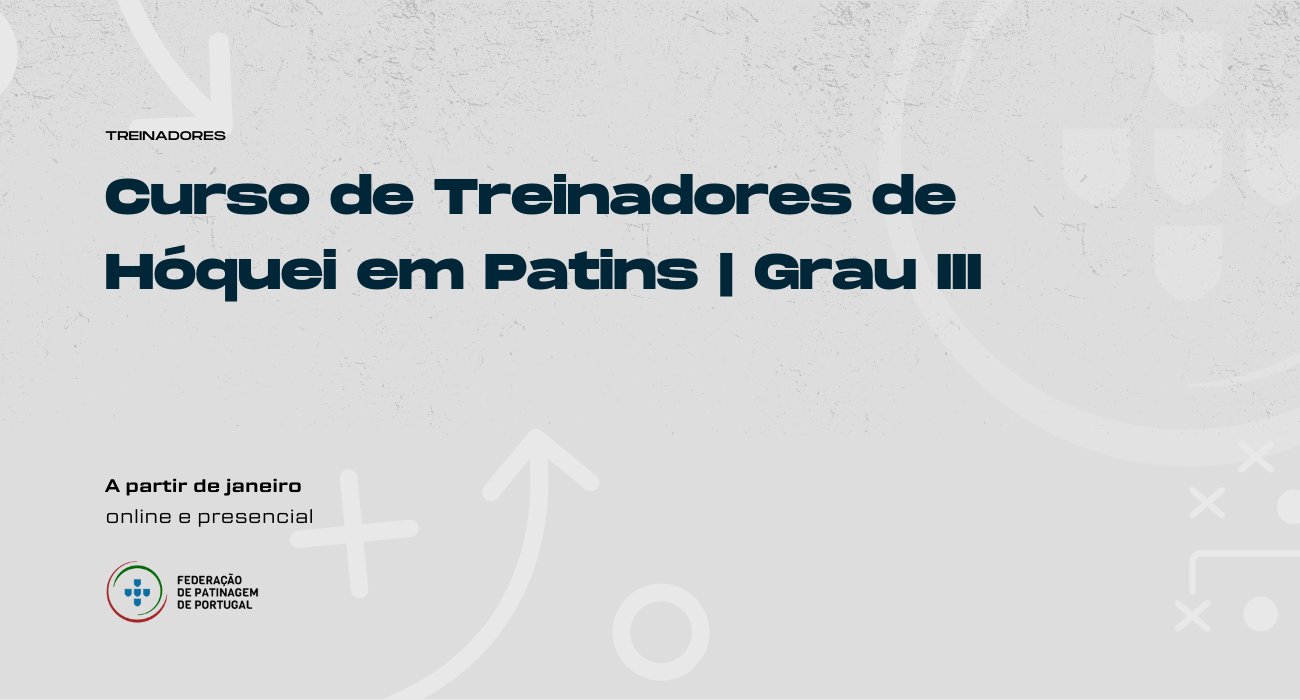 OficialFPP's tweet card. De acordo com o Plano Nacional de Formação de Treinadores, a Federação de Patinagem de Portugal vai dar início à Formação Inicial de Treinadores de Grau III de Hóquei em Patins. O curso será composto...