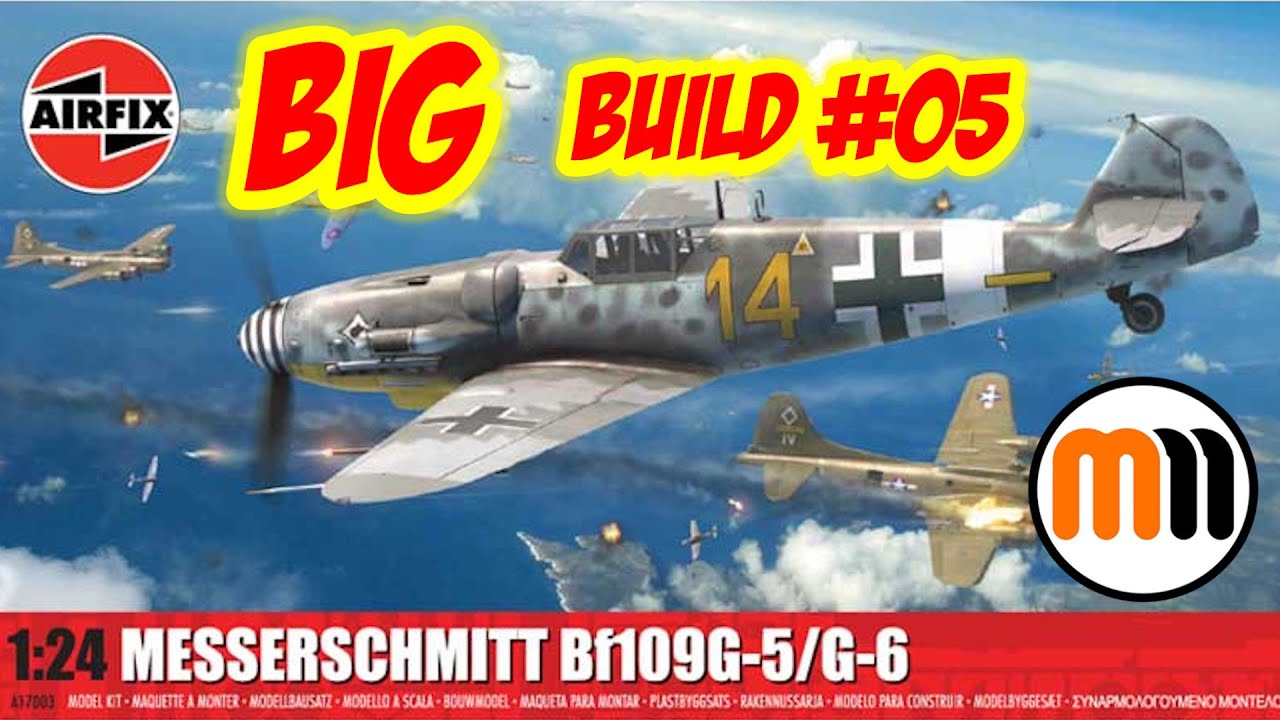 MannsModels's tweet card. Airfix Bf 109 G-5/G-6 Big Build Series Part 05 - Cockpit