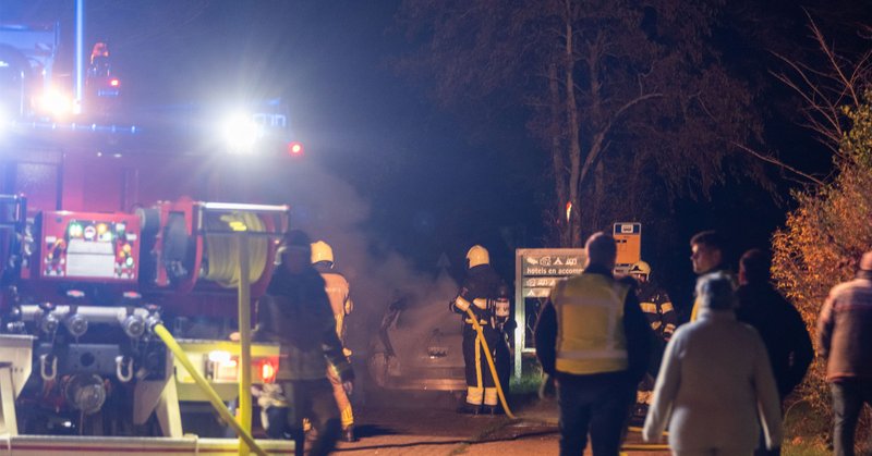 Autobrand op Terschelling