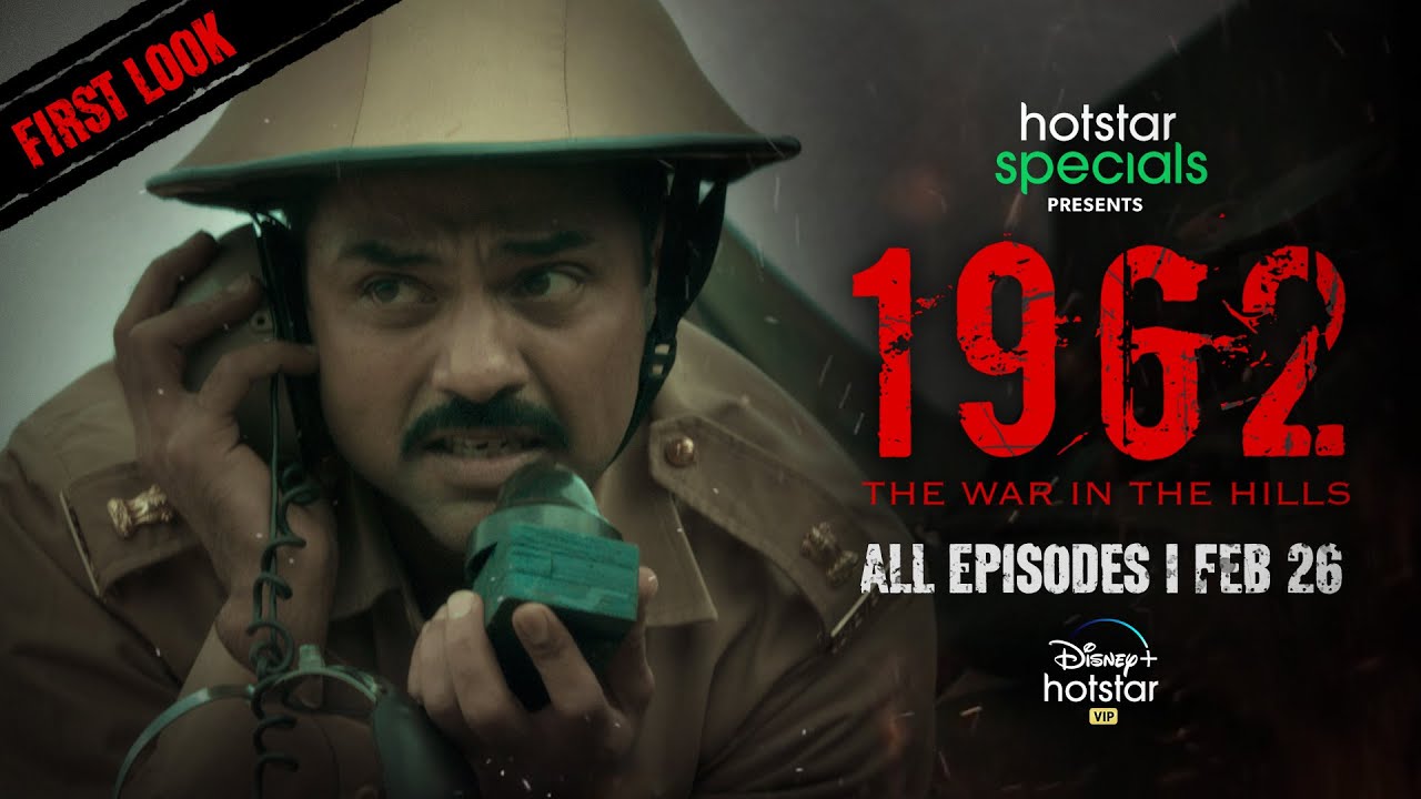 digital__hitesh's tweet card. Hotstar Specials 1962 The War In The Hills | 1st Look | Abhay Deol,...