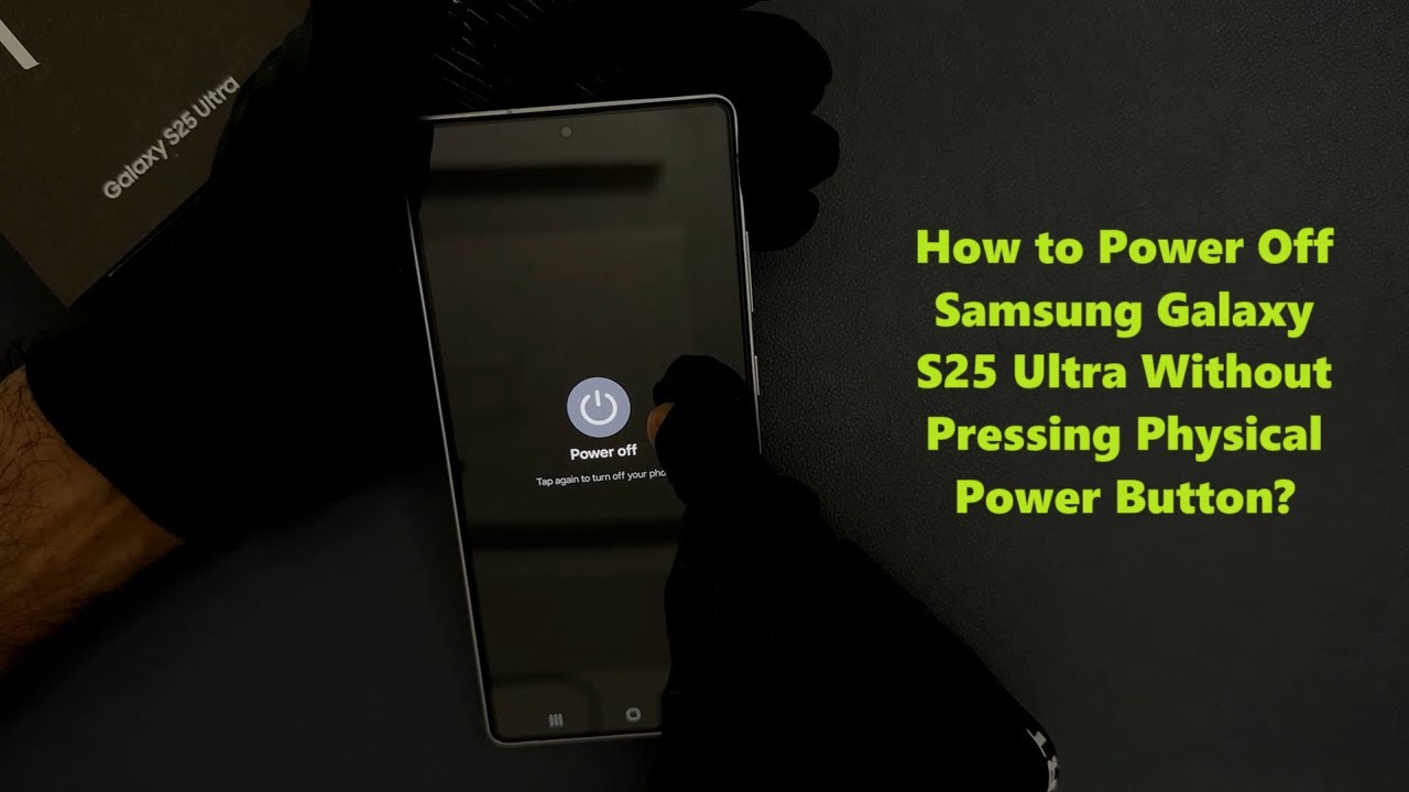 TechMeSpot's tweet card. How to Power Off Samsung Galaxy S25 Ultra Without Pressing Physical...