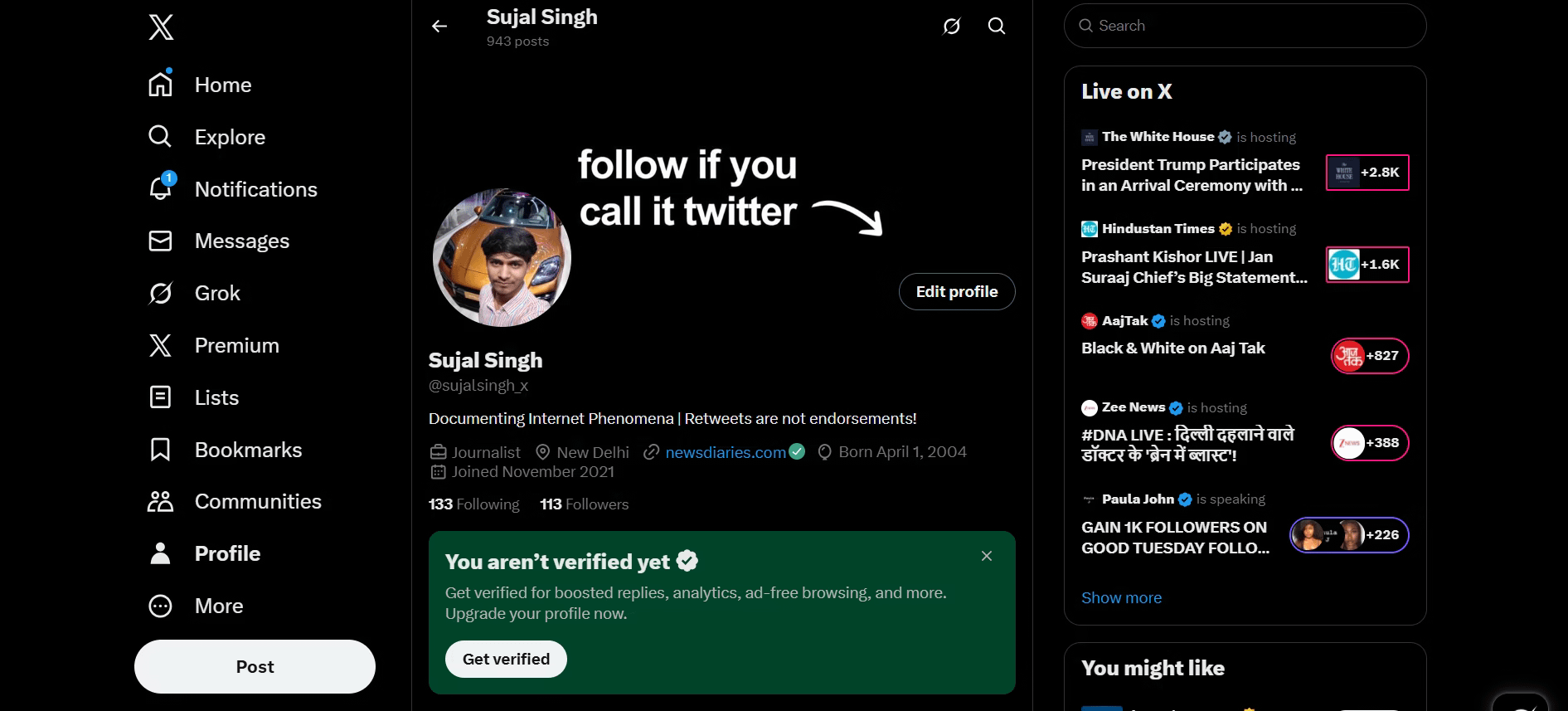sujalsingh_x's tweet card. A Sudden Digital Blackout That Shocked the Internet In a surprising and chaotic turn of events, hundreds of major websites and online services — including X (formerly Twitter), ChatGPT, Spotify, Ca…