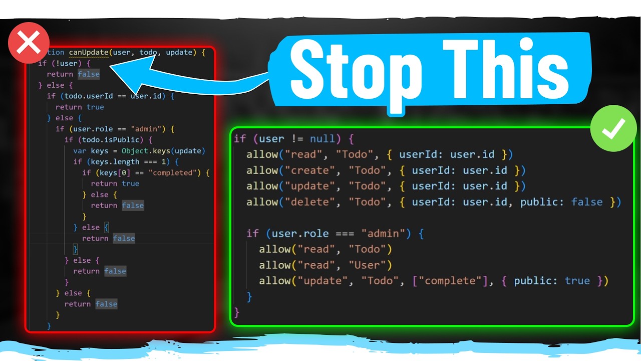 DevSimplified's tweet card. Stop Making this Massive Authorization Mistake