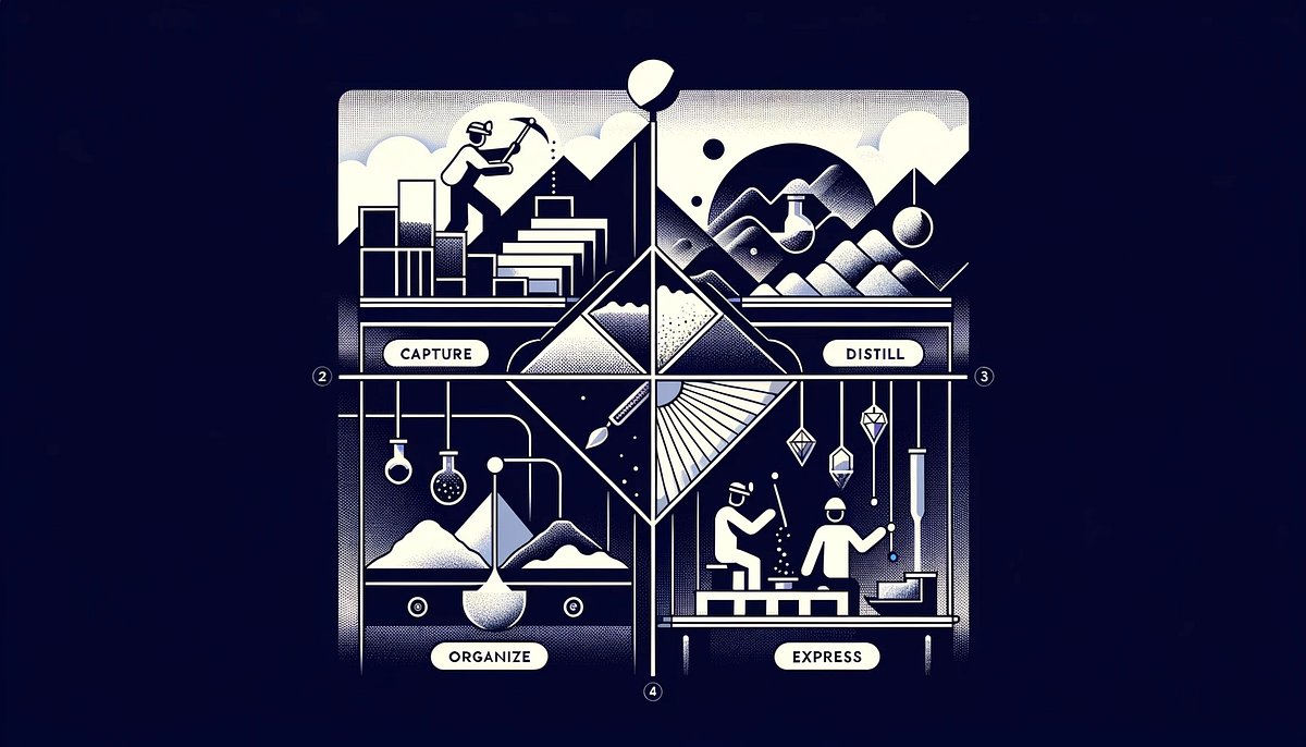AlexCouedelo's tweet card. Your guide to understanding what is the CODE Framework by Tiago Forte