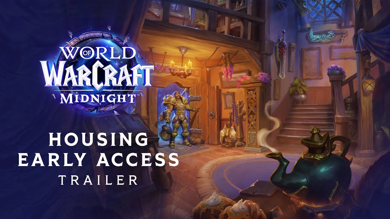 TechTim2000's tweet card. Housing Early Access Trailer | World of Warcraft: Midnight