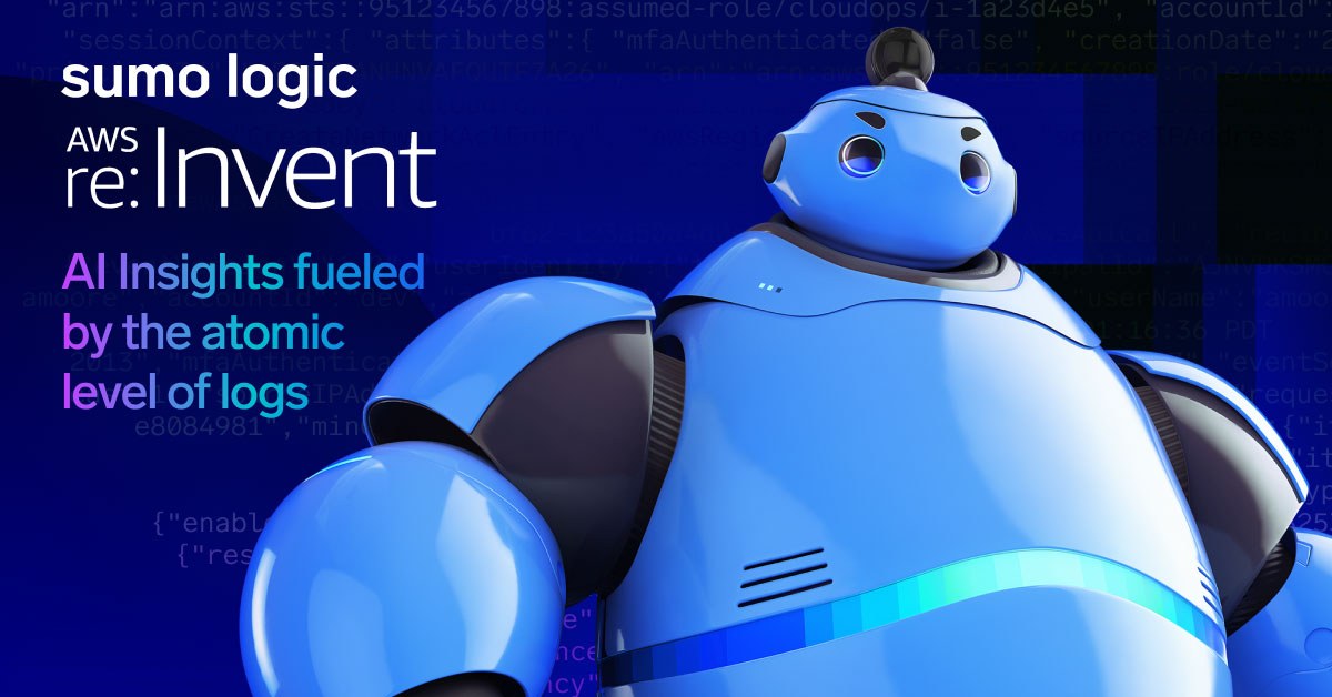 SumoLogic's tweet card. The Venetian Convention and Expo Center, Las Vegas