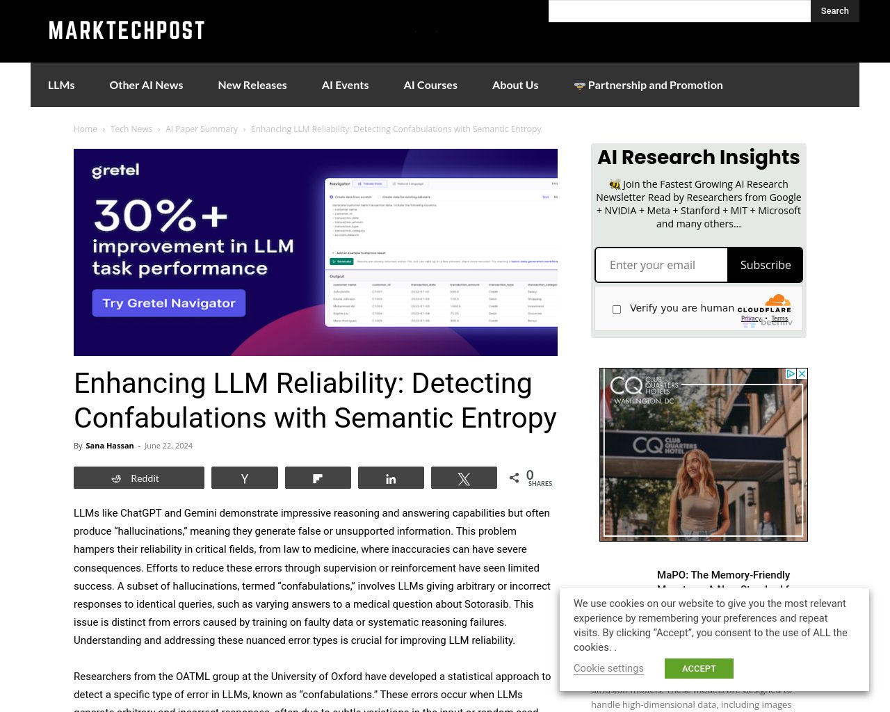 managetech_inc's tweet card. LLMs like ChatGPT and Gemini have impressive reasoning