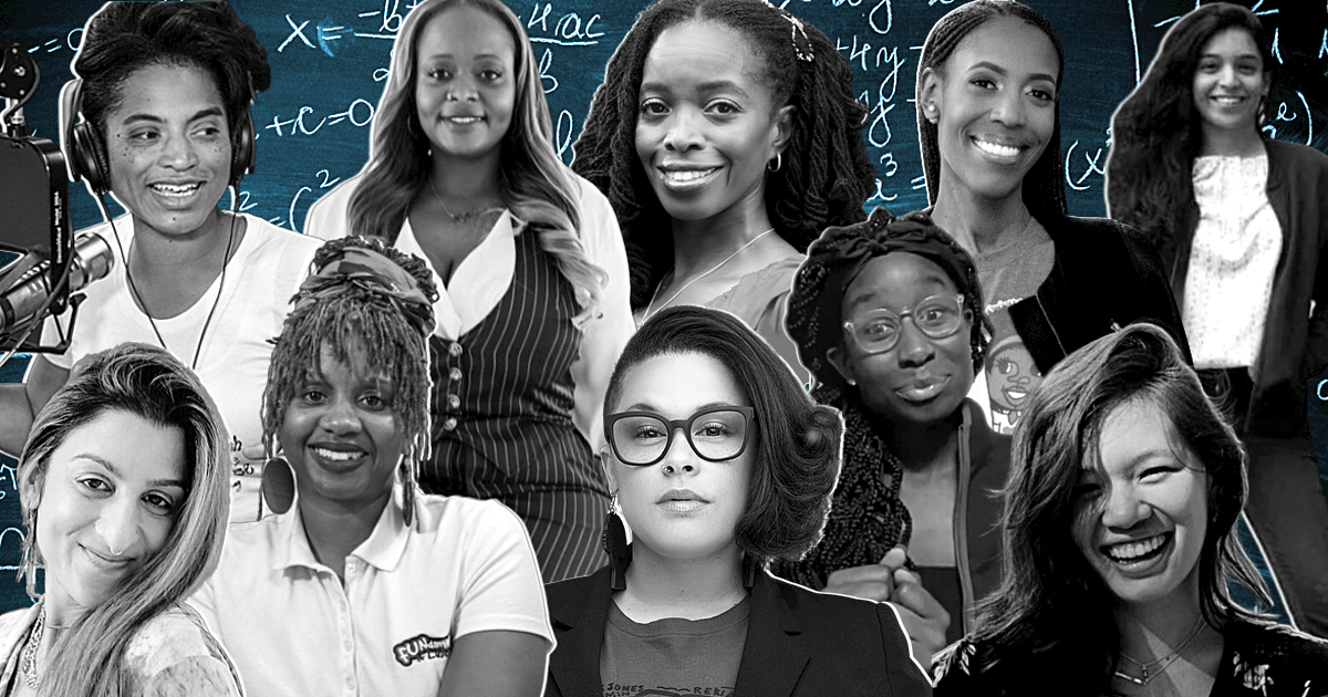 edu_post's tweet card. In a field where 72% of K-12 math teachers are white, it’s imperative we highlight the low representation of women of color in the math education space.