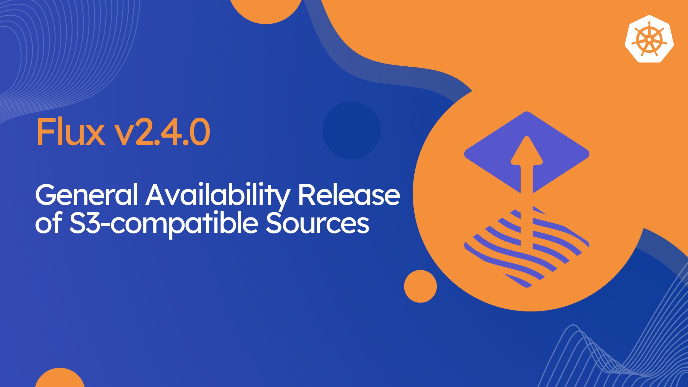stefanprodan's tweet card. We are thrilled to announce the release of Flux v2.4.0! Here you will find highlights of new features and improvements in this release.