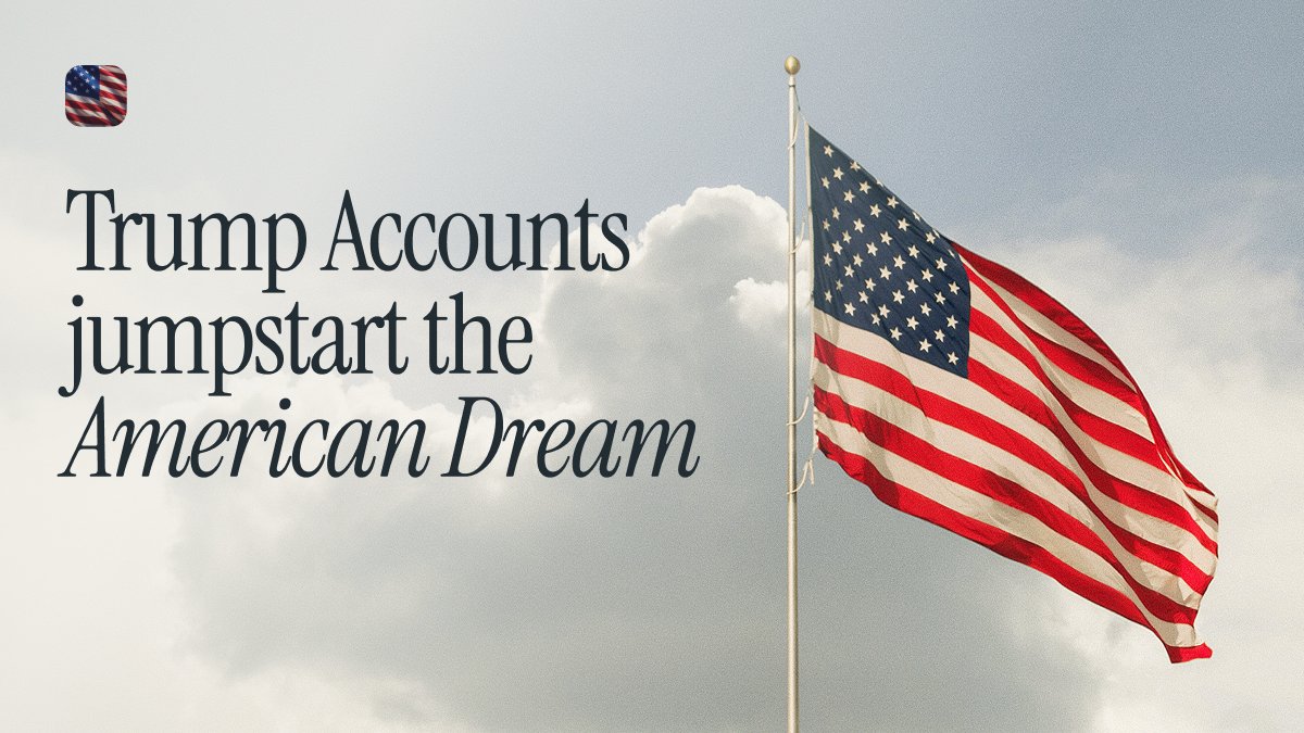 RapidResponse47's tweet card. Each Trump Account provides eligible children with a $1,000 gift courtesy of Donald J. Trump. Learn more on December 17th.