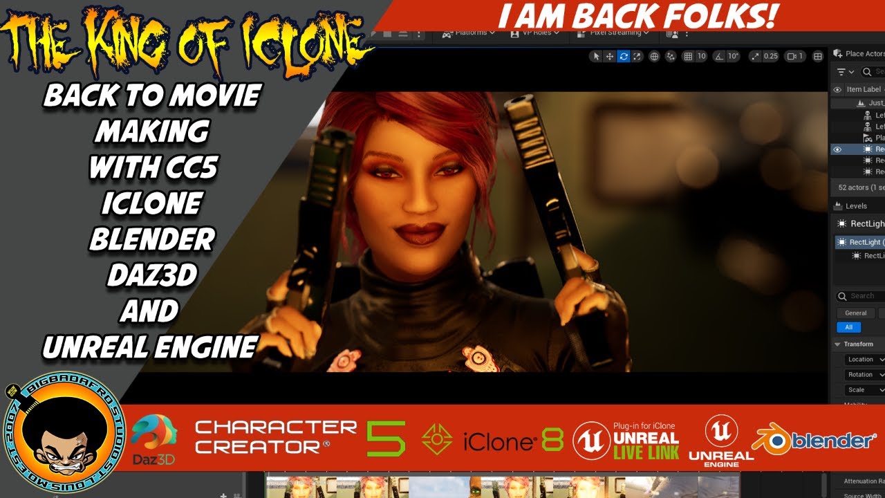 Reborn_Castle's tweet card. The King Of Iclone:Ok Back to aimating my film