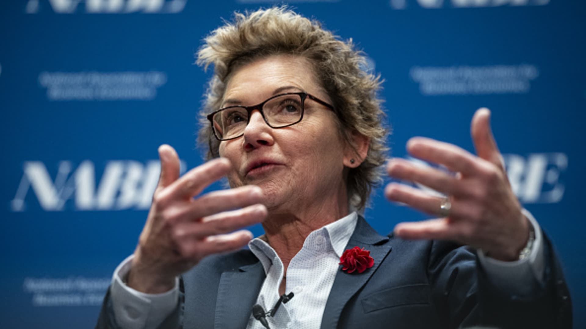 CNBC's tweet card. Progress on inflation and a clear slowdown in hiring likely will drive the Fed to some extent of policy easing, Daly said Monday.