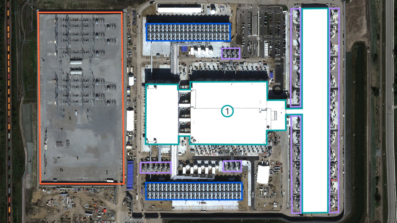 0x_exitnode's tweet card. Frontier Data Centers Satellite Explorer