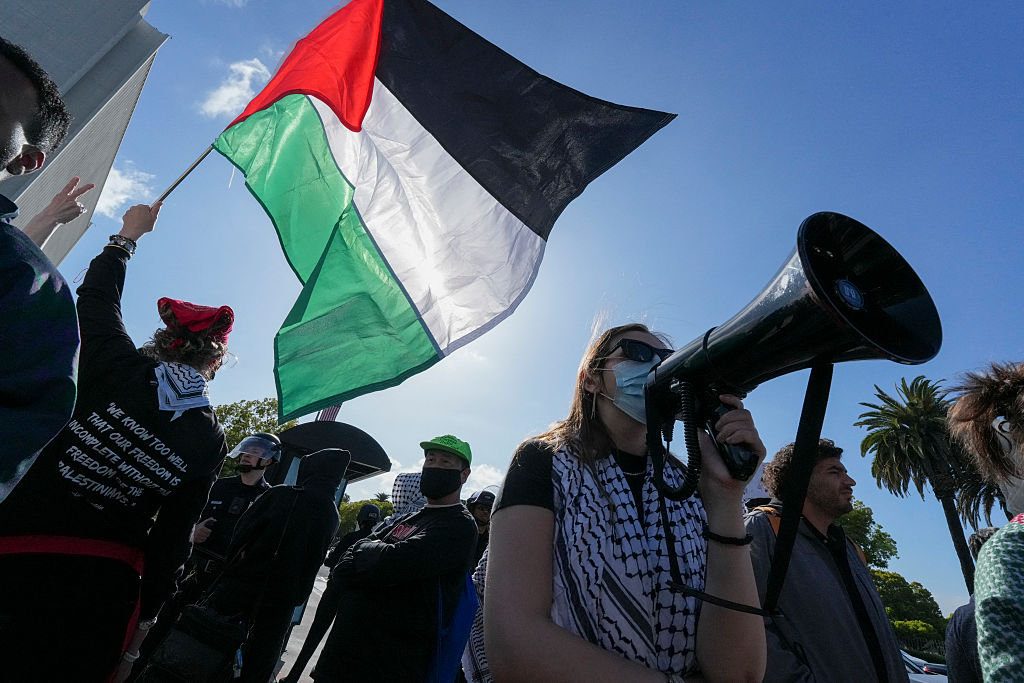 jacobin's tweet card. Two years into Israel’s genocide, the US movement in solidarity with Palestinians is far weaker than it should be. To cut off American arms to Israel, we need to build a powerful movement oriented to...