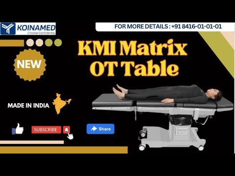 koinamedindia's tweet card. KMI MATRIX Electric Surgical Operation Table from Koinamed India