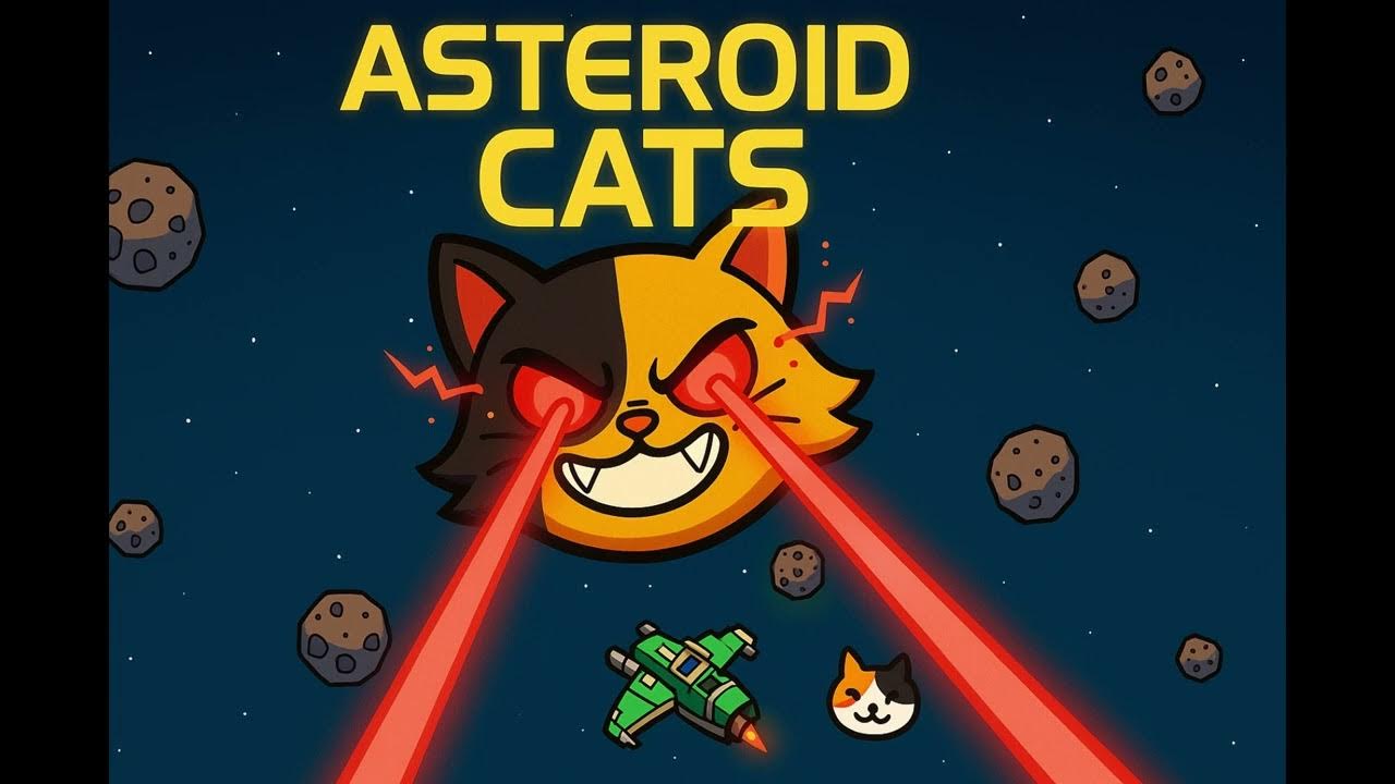 Villainslairtv's tweet card. Asteroid Cats Main Theme Song