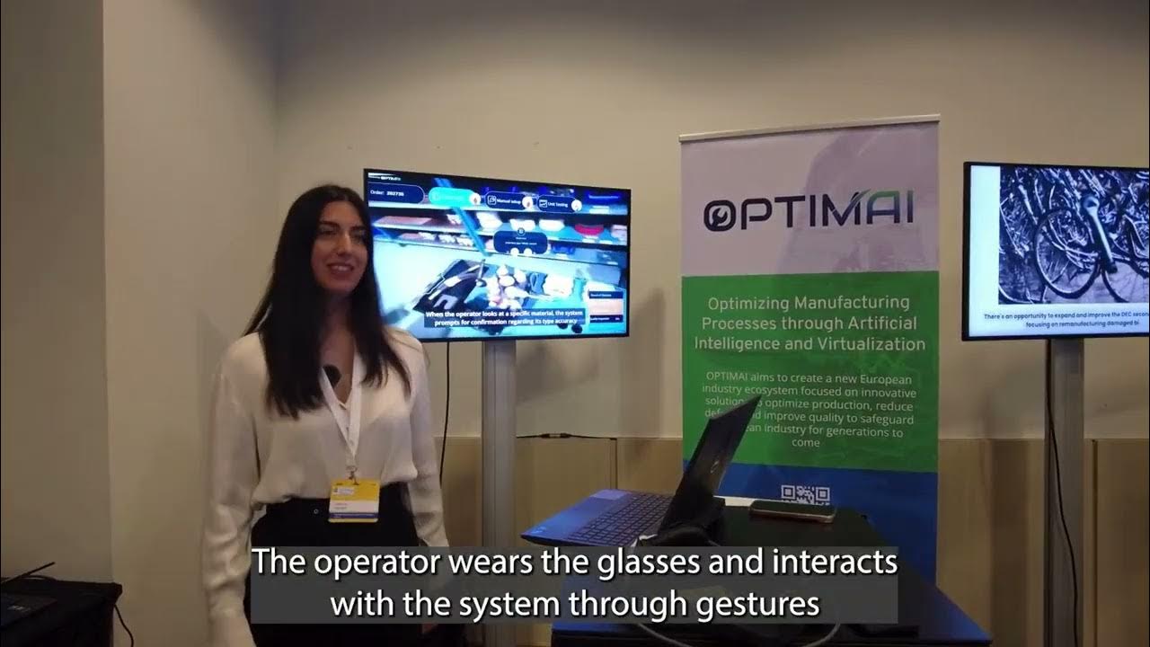 OPTIMAI_Project's tweet card. OPTIMAI Interview: Katerina Valakou (ICS-FORTH) at The Manufacturing...