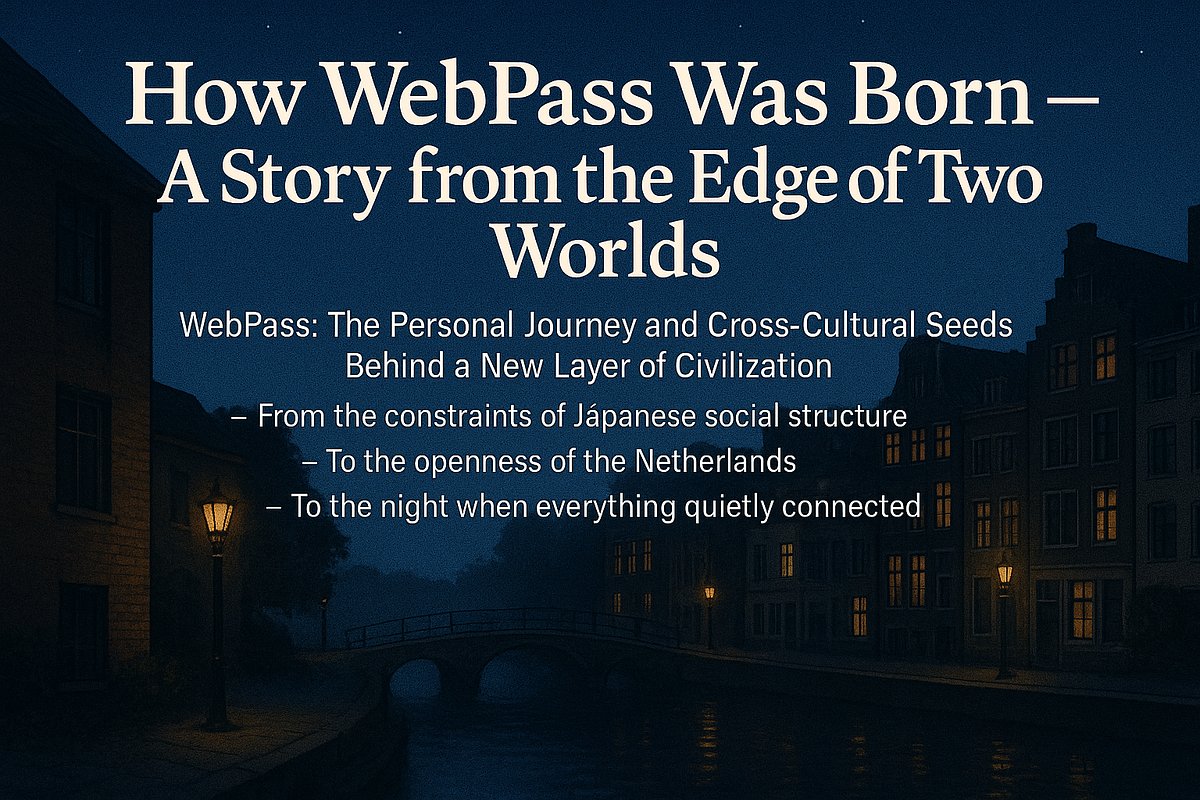 satorun_kinois's tweet card. WebPass: The Personal Journey and Cross-Cultural Seeds Behind a New Layer of Civilization