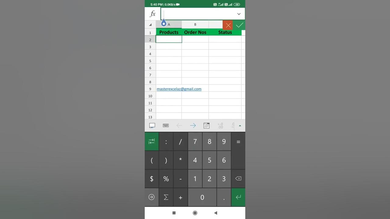 masterexcelaz's tweet card. FILTER formula in mobile ms excel | Mobile excel tutorial