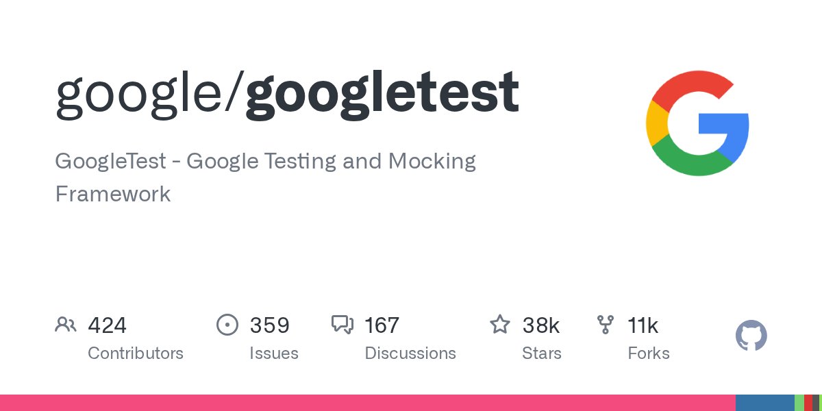 github_trends's tweet card. GoogleTest - Google Testing and Mocking Framework. Contribute to google/googletest development by creating an account on GitHub.