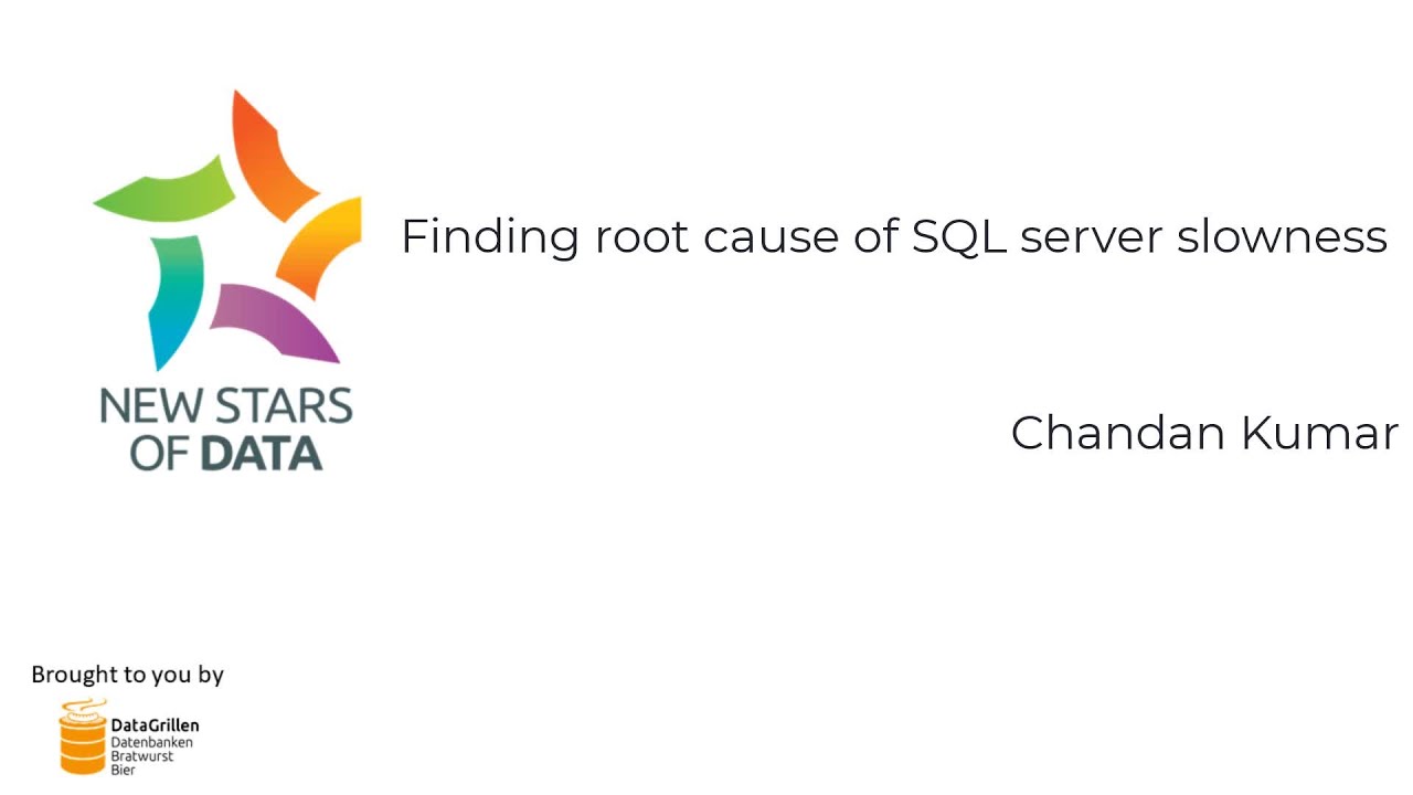 chandansql's tweet card. Chandan Kumar - Finding root cause of SQL server slowness