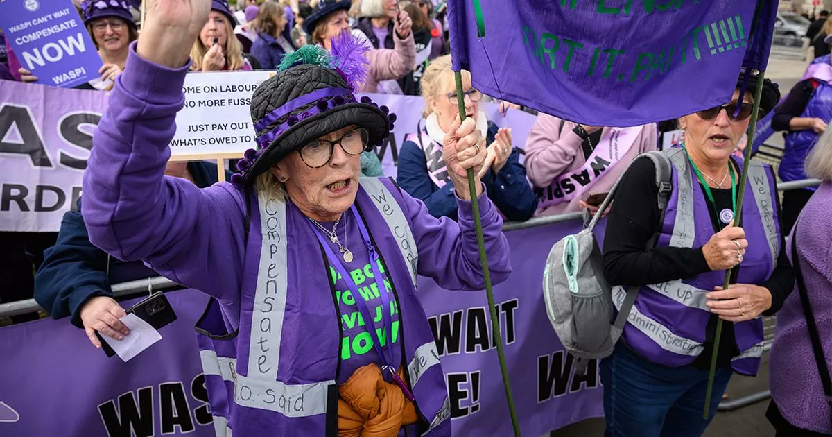 WASPI_Campaign's tweet card. The Women Against State Pension Inequality (WASPI) campaign said the Government had 'backed down' ahead of a court showdown as they demand payouts over DWP failings