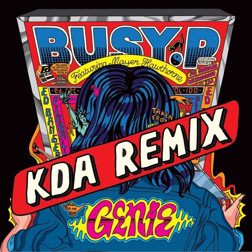 chocomega's tweet card. Premiere: Busy P 'Genie' (KDA Remix)