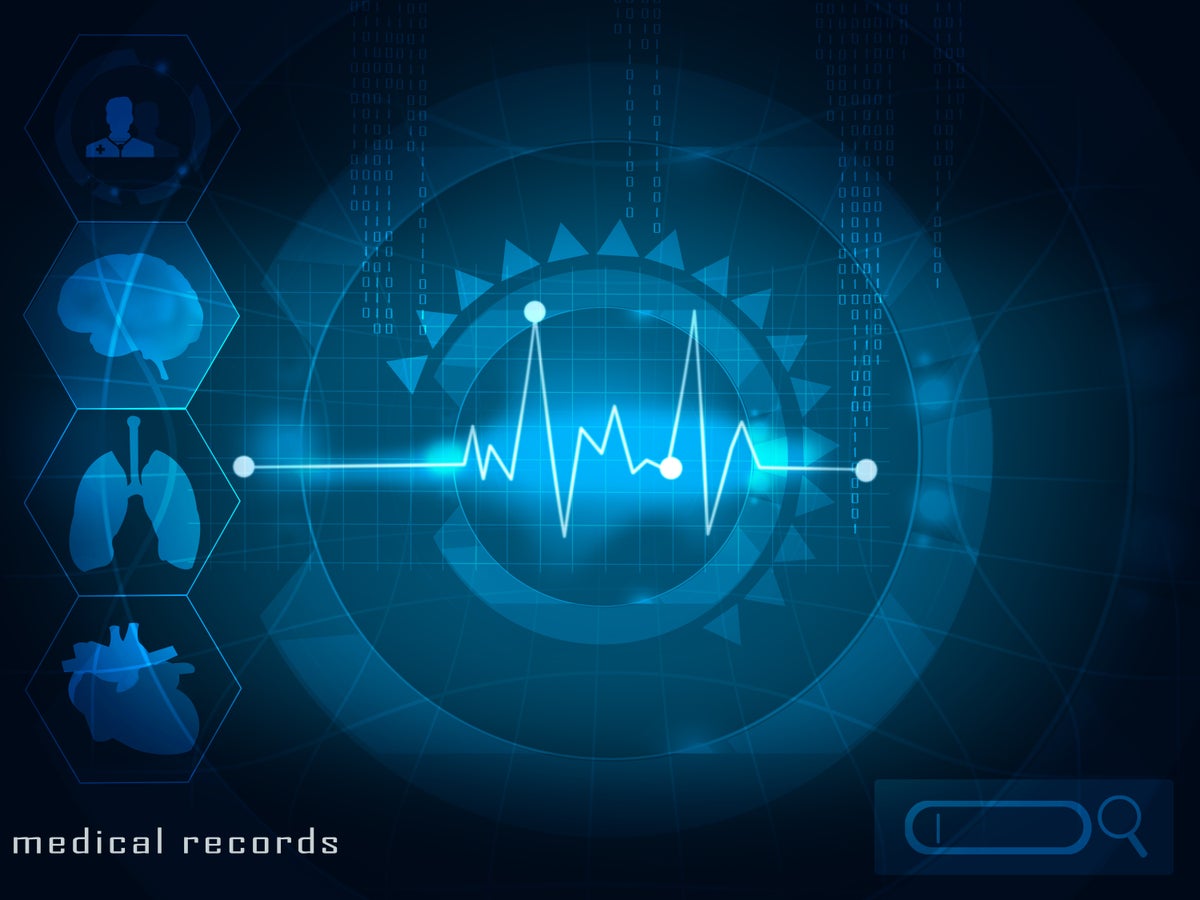 RichHillard's tweet card. The technology could help patients exert control over their medical data