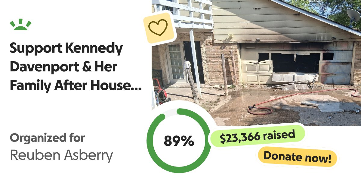 kennedyddoftx's tweet card. Kennedy Davenport is more than a world-famous drag legend — sh… Travis Stancil needs your support for Support Kennedy Davenport & Her Family After House Fire