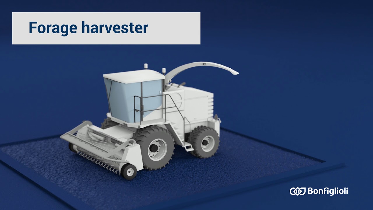 Bonfiglioli_'s tweet card. Bonfiglioli Solutions for Agricultural Machinery