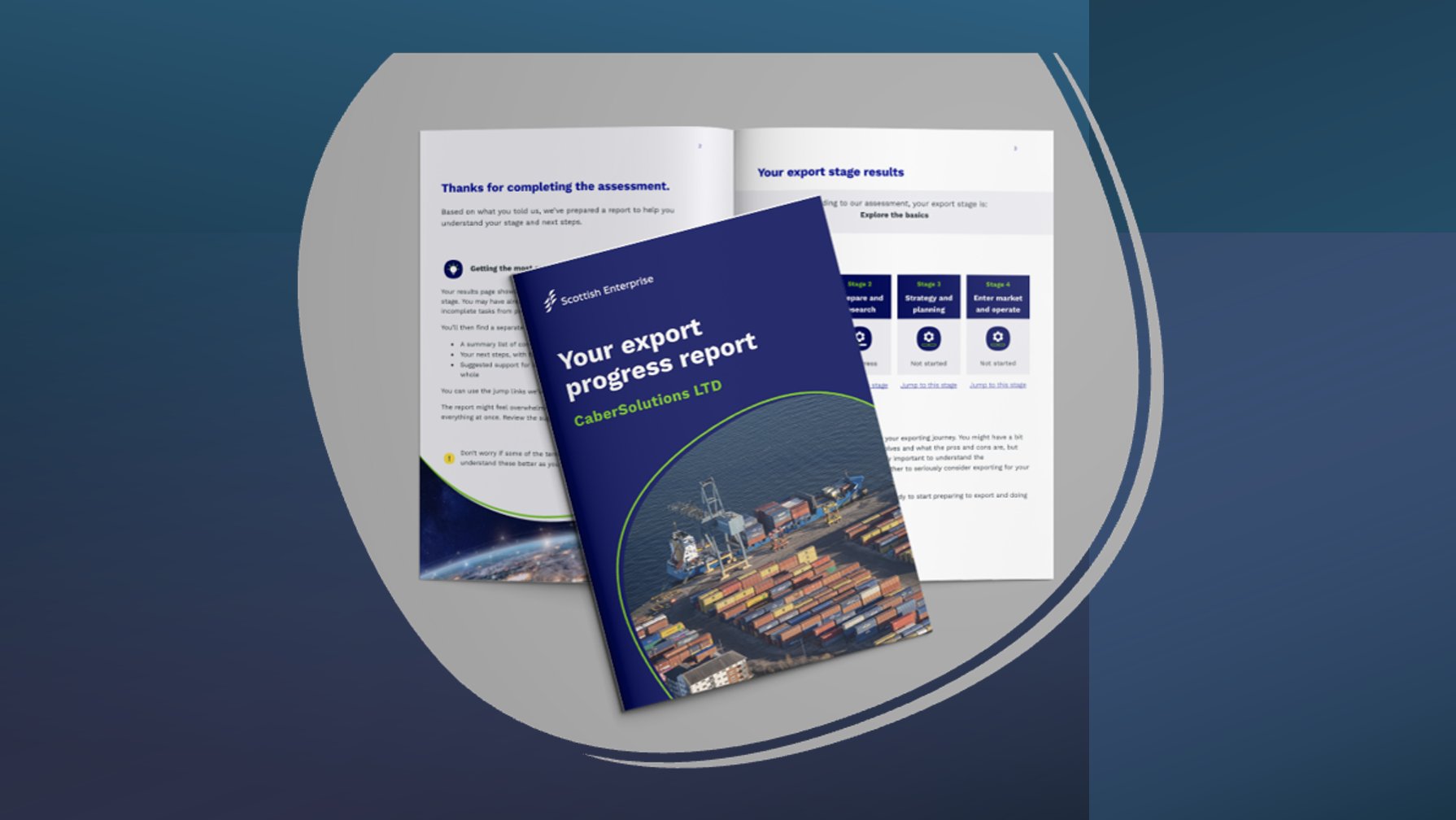 FinTechScotland's tweet card. Scottish Enterprise launched of a new digital Export Assessment Tool to help Scottish companies accelerate their international growth.