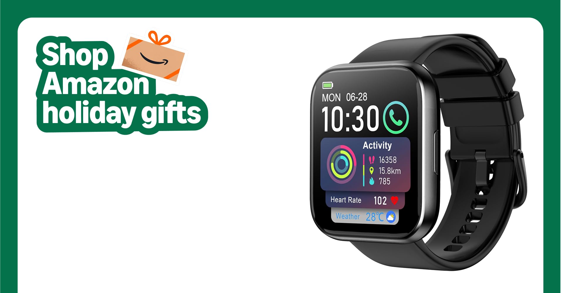 TechDealAlert's tweet card. Smart Watch for Men Women, 1.85" HD Fitness Tracker with Bluetooth Calls, 120+ Sport Modes Fitness Watch, Fitness Tracker 24/7 Heart Rate/Sleep Monitor, IP68 Waterproof, Smartwatch for Android/iPhone