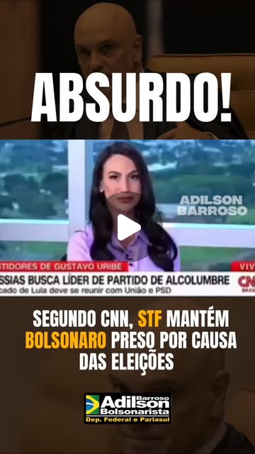 Cruzlima23's tweet card. Adilson Barroso Bolsonarista (@dep_adilsonbarrosobolsonarista) • Instagram reel