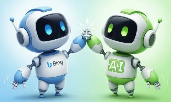 dotHTML5's tweet card. 「AI 検索は、コンバージョン計測の方法をどのように変えているのか？」この問いに対する見解を Microsoft Bing の公式ブログが記事にした