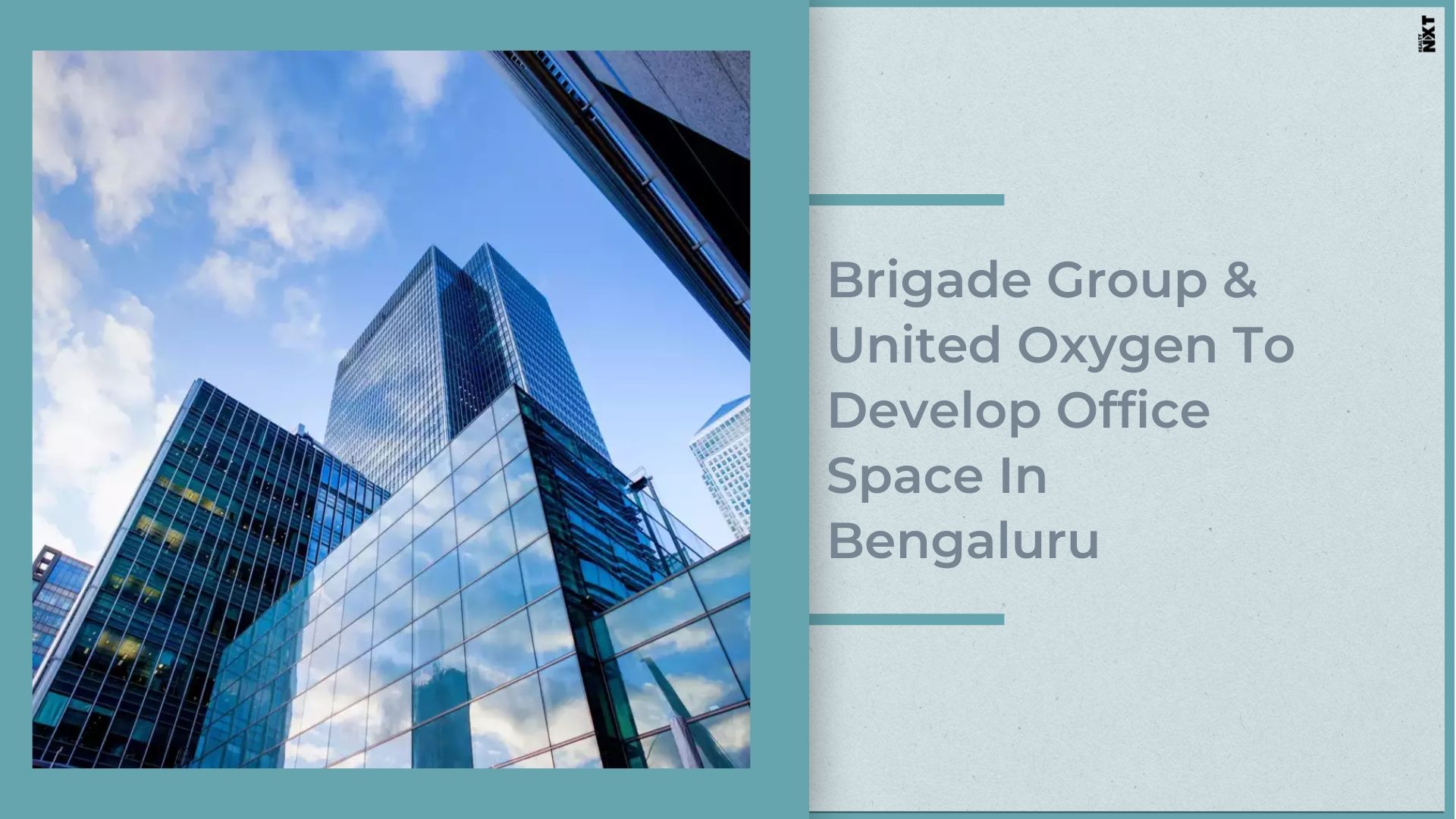 RealtyNXT's tweet card. Brigade Enterprises Limited, has signed a Joint Development Agreement with United Oxygen Company Private Limited to develop a ‘Grade A’ office space on ITPL Road, Whitefield in East Bengaluru.