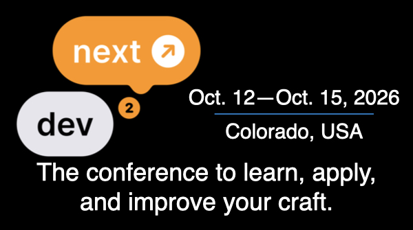 venkat_s's tweet card. dev2next Conference