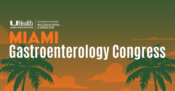 SunilAminMD's tweet card. Learn the latest developments and emerging science in GI Disorders and Endoscopy & Diagnostic Techniques at the Miami Gastro Congress.