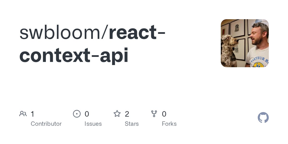 alex_sovushka's tweet card. Contribute to swbloom/react-context-api development by creating an account on GitHub.