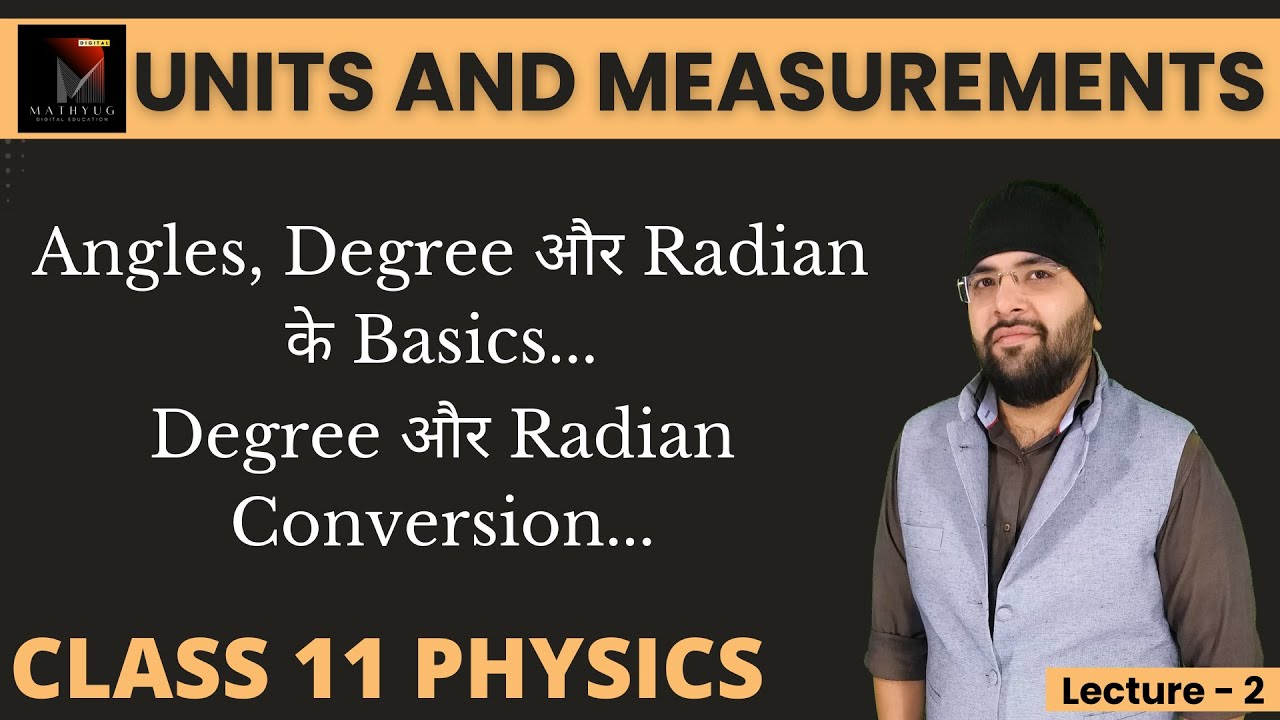 mathyug_hq's tweet card. Lecture 2 – Units and Measurements | NCERT Class 11 Physics Chapter 2...
