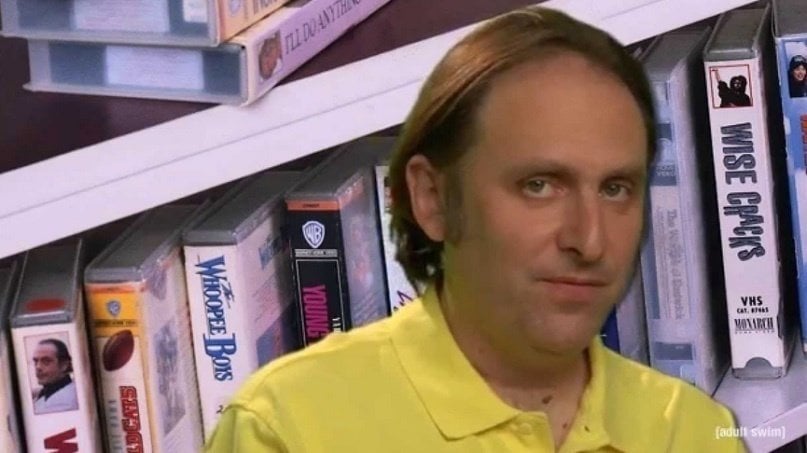 willmenaker's tweet card. Replace Ellen with Gregg Turkington’s Our Cinema!