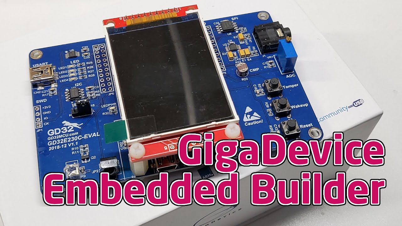 tamhanna's tweet card. GigaDevice Embedded Builder - download, code generation