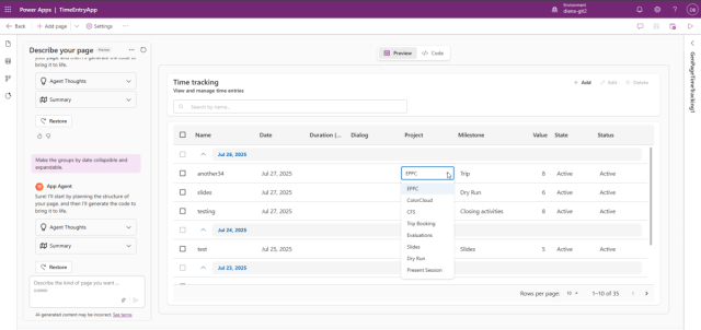 DianaBirkelbach's tweet card. With Generative Pages (find announcement and docs here) we can create a page in Model-Driven Apps using natural language. You can see it as a reimagined Custom Page with two differences: You don…