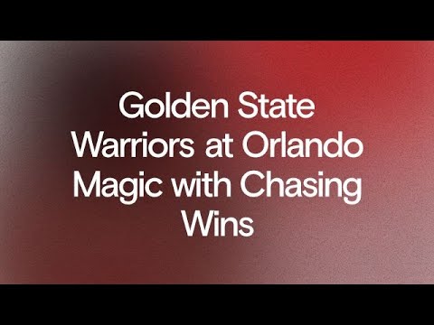 NotChasingWins's tweet card. Game 16: Warriors at Magic