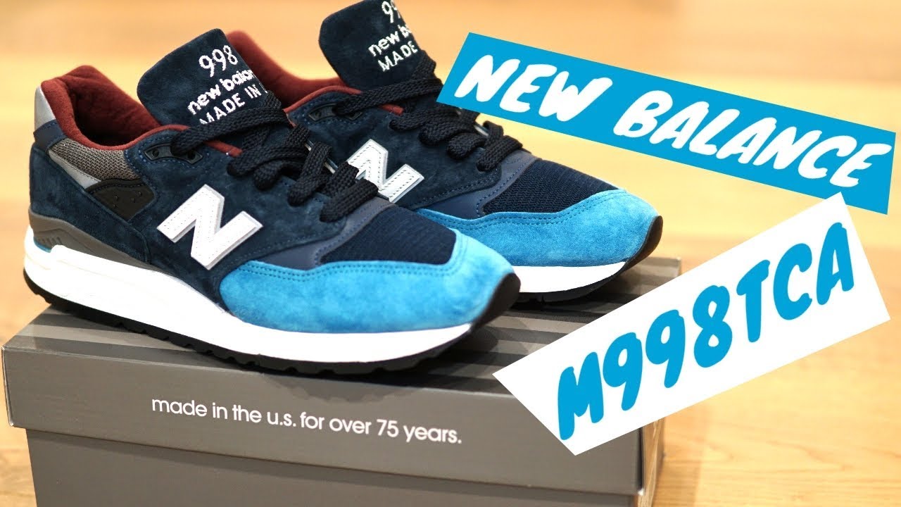 FmstYoutube's tweet card. New Balance 998 TCA Teal - On Feet / Review (M998TCA)