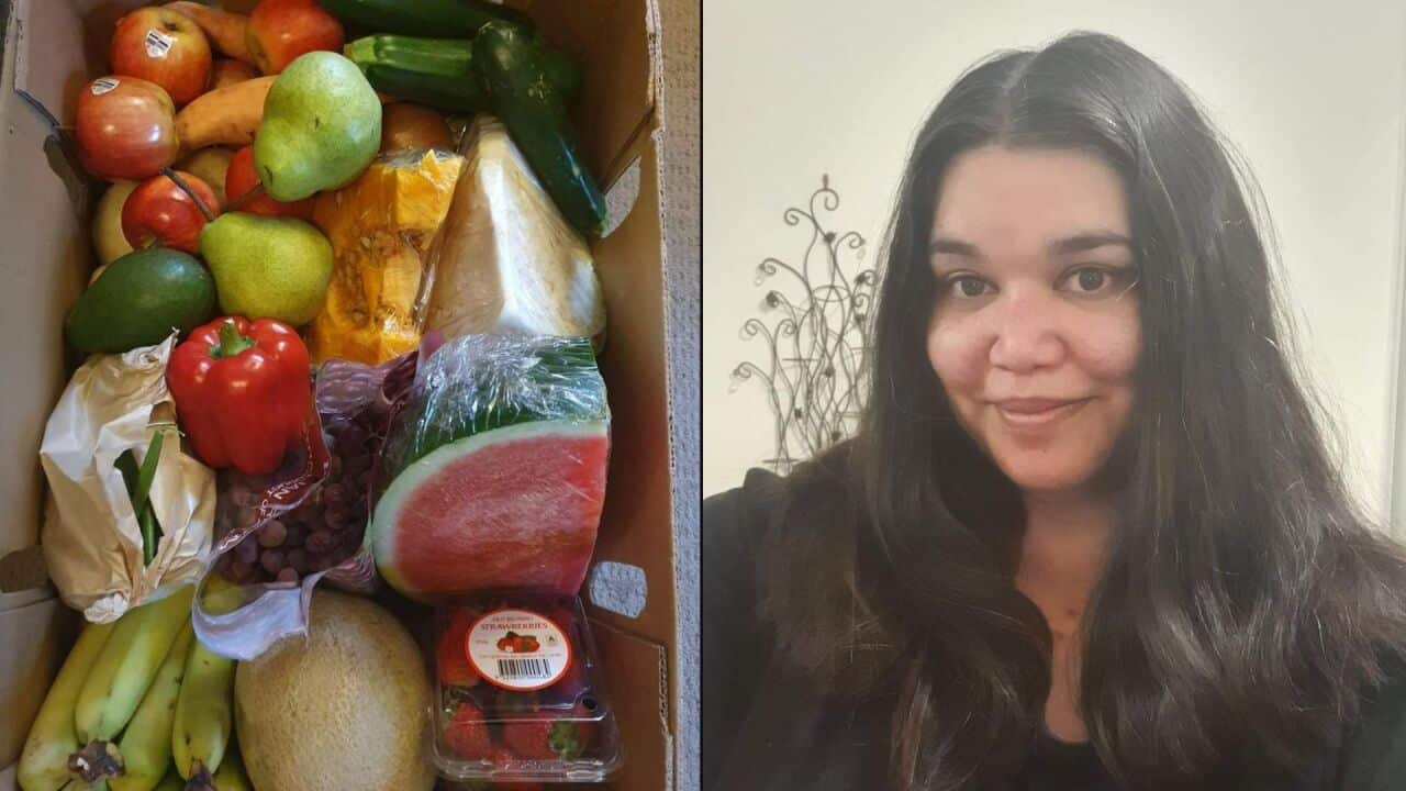 rebeccamillar83's tweet card. As the cost of living continues to rise, one Melbourne woman has started an initiative to help families in her community struggling to afford food.