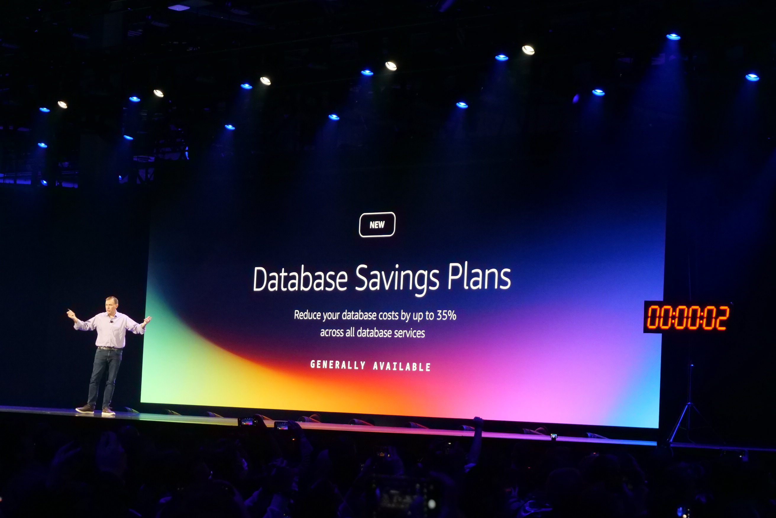 toddbishop's tweet card. At AWS re:Invent, the biggest cheers weren’t for AI but for savings. AWS CEO Matt Garman unveiled new Database Savings Plans offering up to 35% off, highlighting how cost relief still hits harder...