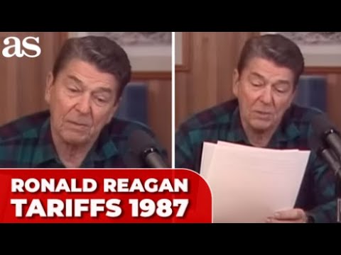 ZPerun's tweet card. RONALD REAGAN vs. TARIFFS: 1987 speech gains NEW LIFE in 2025
