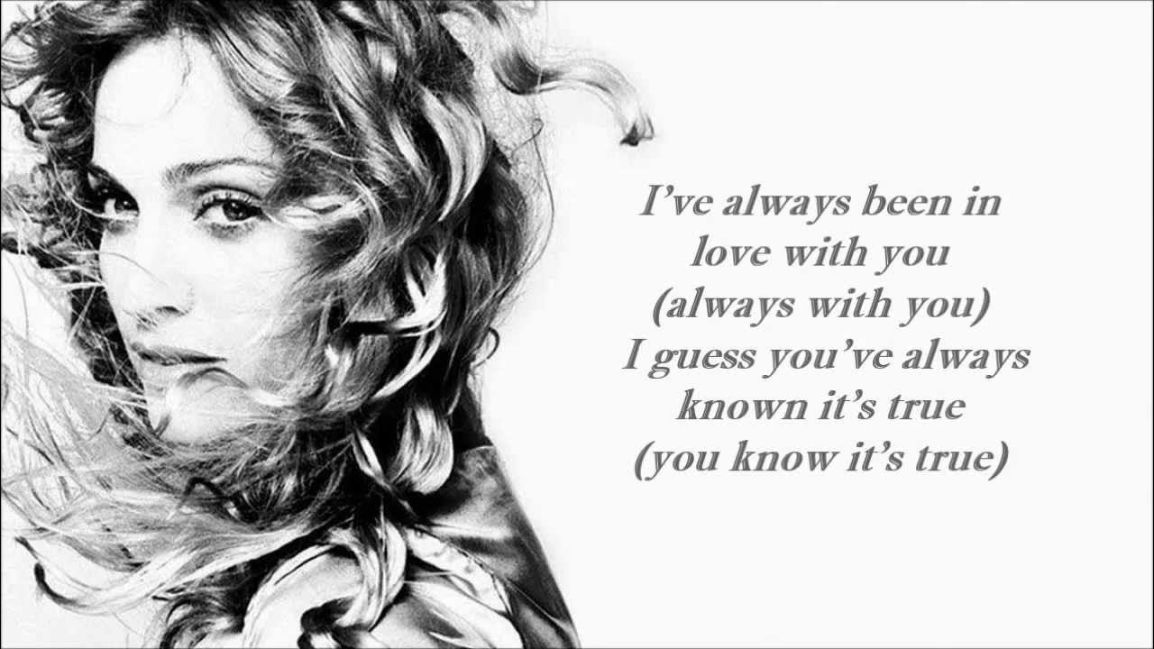 CaledonianKitty's tweet card. Madonna - Take a Bow (1994) with Lyrics