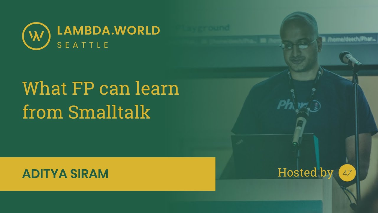 heldev_twt's tweet card. Lambda World 2018 - What FP can learn from Smalltalk by Aditya Siram
