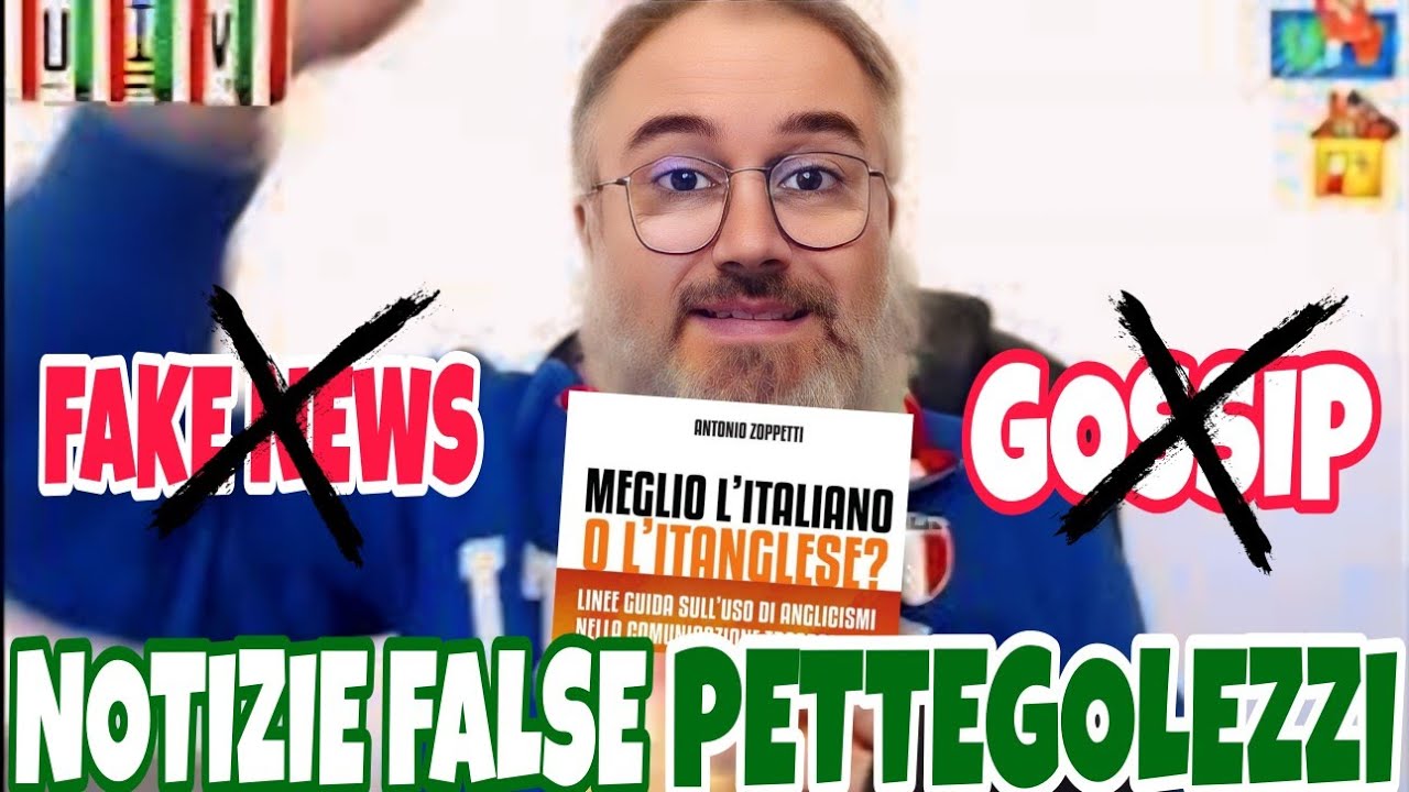unitalianoverob's tweet card. "Fake news" o "notizie false"? "Gossip" o "pettegolezzi"? Insomma,...